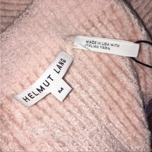 Helmut Lang Velveteen Off Shoulder Dress Pink - Picture 6 of 6